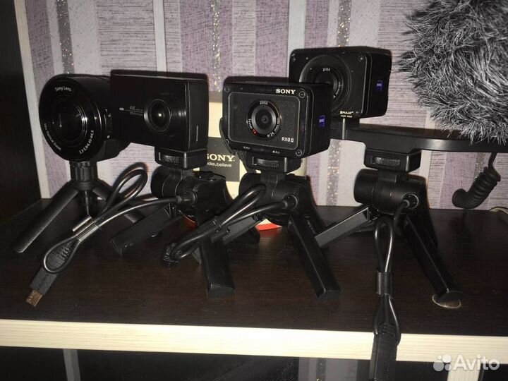 Штативы Sony RX0(2) 3шт + Yi4k монопод+бокс(обмен)