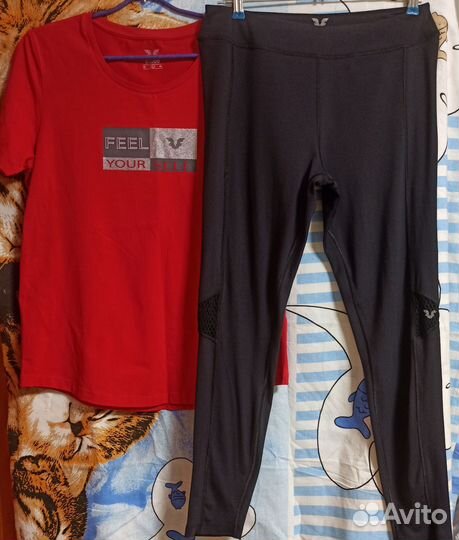 Пакетом фирма Bilcee :леггинсы и футболка XXL