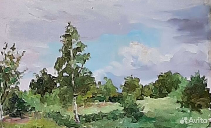 Картина маслом на холсте пейзаж