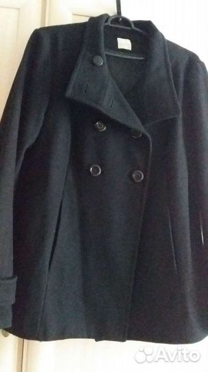 Пальто женское демисезонное 46 48. Черное