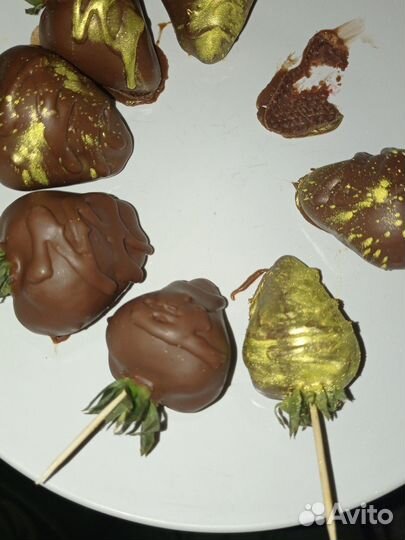 Клубника в шоколаде очень вкусно