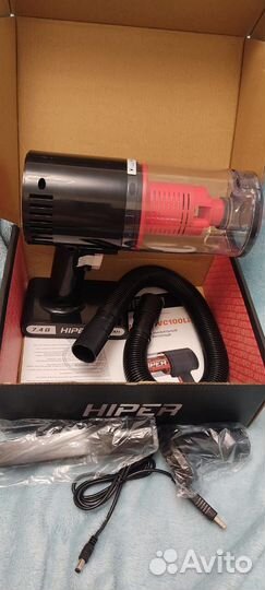 Пылесос аккумуляторный Hiper автомобильный