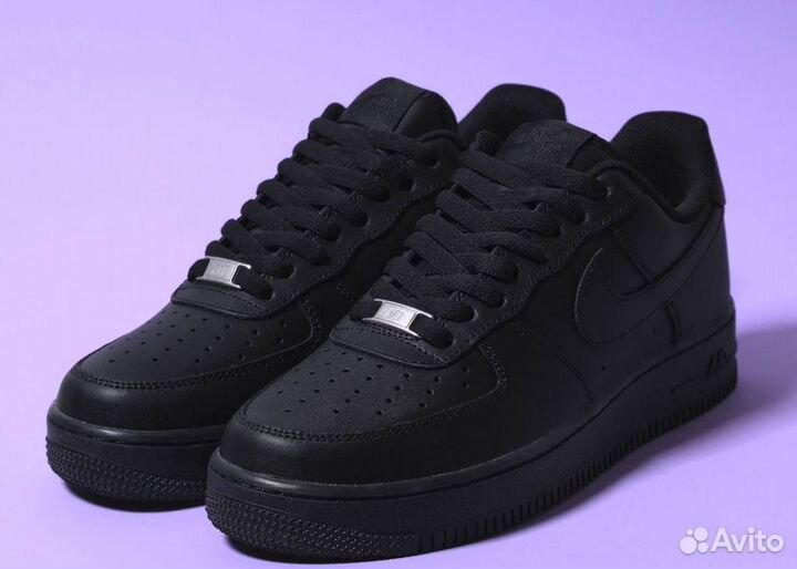 Nike Air Force 1 Black 36-46 Оригинальное качество