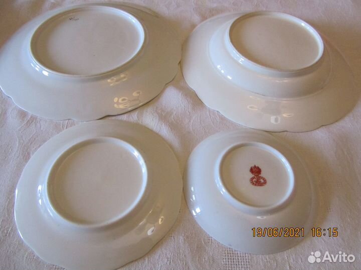 Старинные тарелки Гарднер