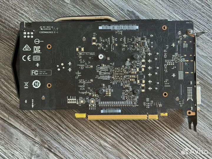 Видеокарта MSI GeForce GTX 1050 Ti 4gb gaming X