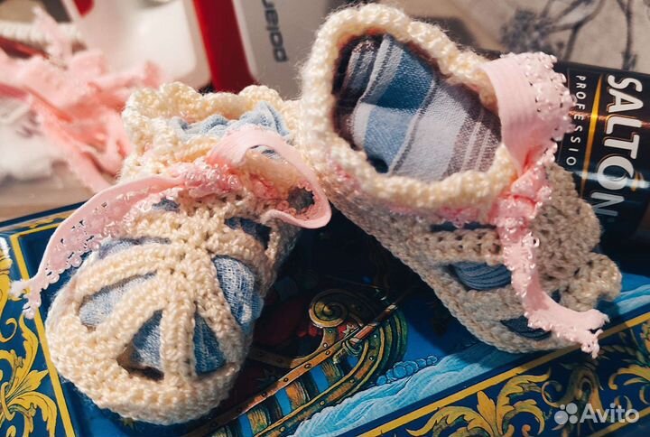 Пинетки вязаные