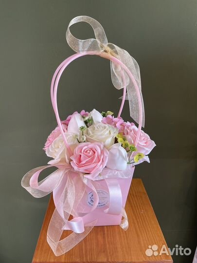 Композиции из мыла, цветы, мыльный букет