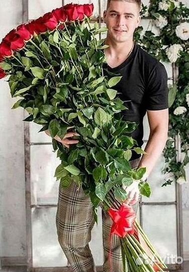 Букет роз 101 роза 51 роза