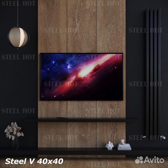 Дизайнерские радиаторы Steel Hot V 40x40