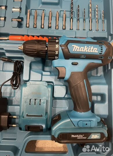 Аккумуляторная дрель шуруповерт makita 18v