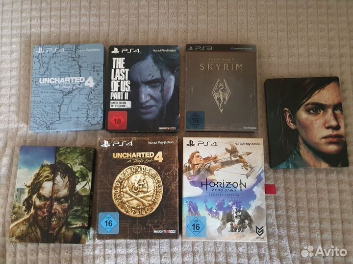 Steelbook издания игр PS4