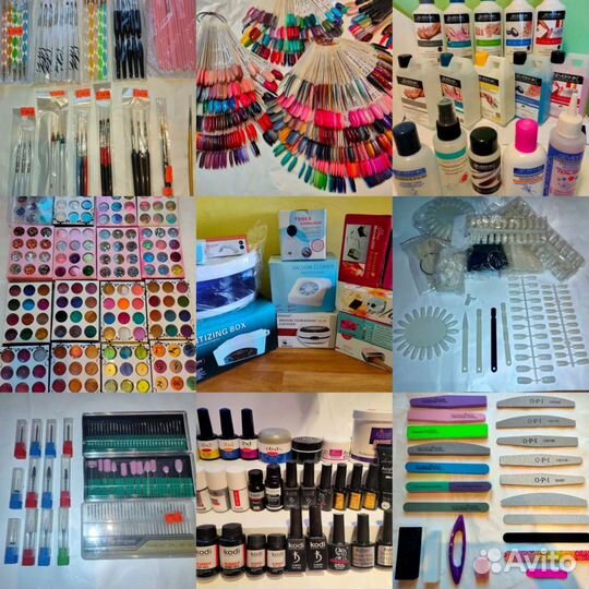 Топ, базы, праймер, гель лаки, гели, акрил, лампы