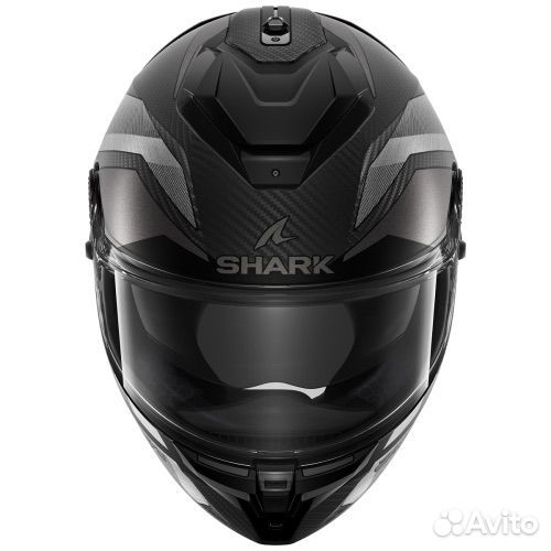 Шлем Shark spartan GT PRO blank Black Glossy