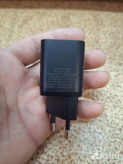 Быстрая зарядка baseus 30w