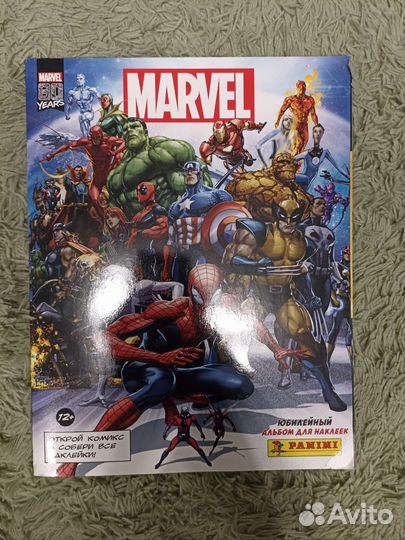 Альбом panini marvel 80 years с наклейками