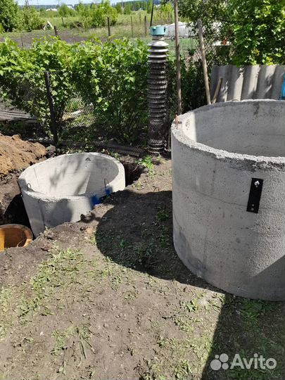 Колодец, погреб из колец жби, сливные ямы, водопр