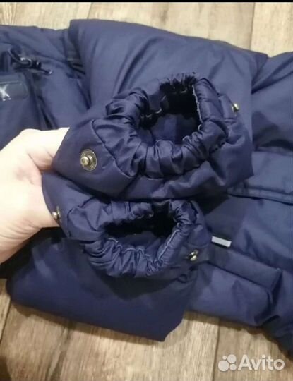 Зимний комбинезон crokid 80-86 + флис.комбинезон