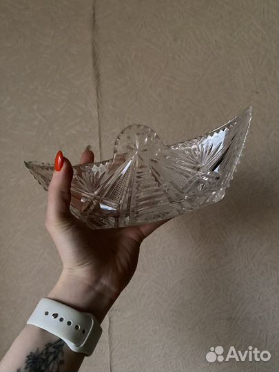 Ваза хрустальная СССР