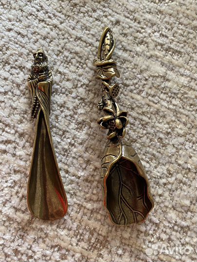 Латунная ложечка для кухни