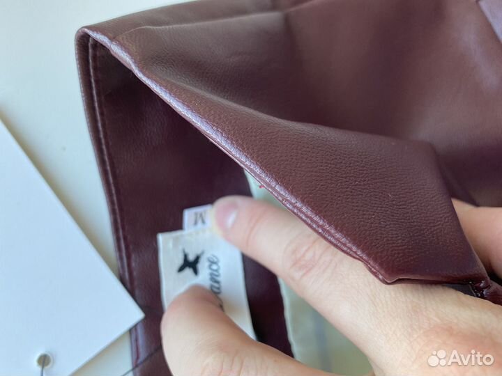 Кожаная юбка новая