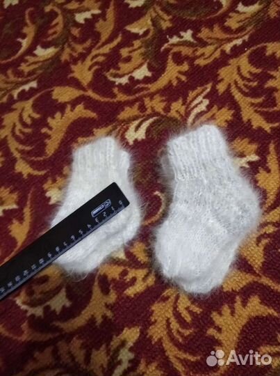 Детские носочки из собачьей шерсти