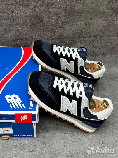 Кроссовки мужские New balance 574 синие 42
