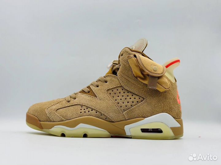 Кроссовки Nike air jordan 6 travis scott