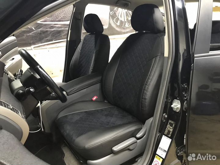 Чехлы на сиденья Тойота Приус 20 из Алькантары