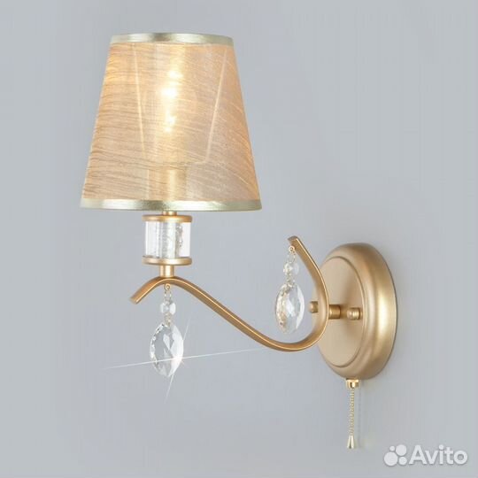 Eurosvet 60103/1 перламутровое золото Alcamo бра