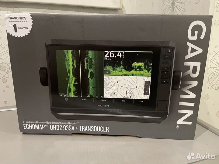 Garmin Echomap UHD2 93SV +Panoptix Livescope LVS34