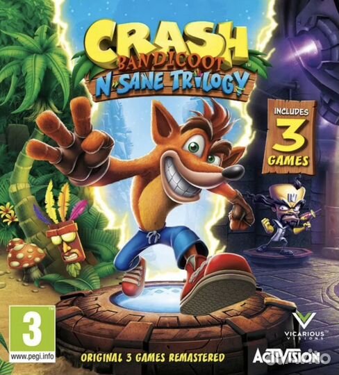 Crash Bandicoot N. Sane Trilogy PS4 и PS5