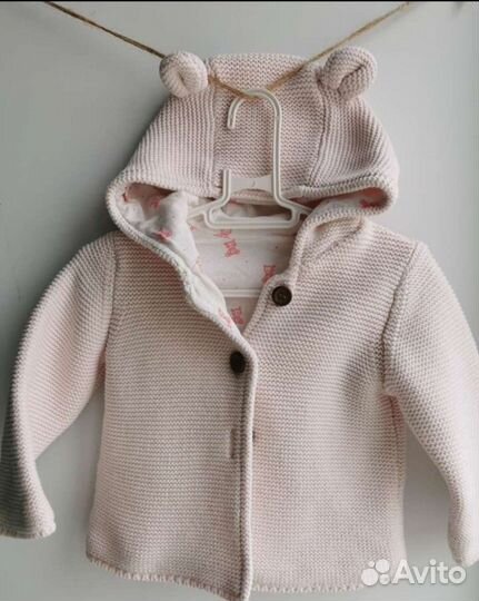 Кардиган для девочки 6-9 мес. Mothercare