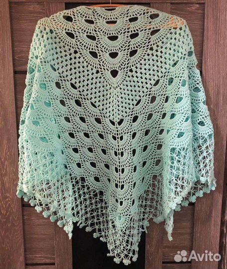 Шаль-Платок, вязаные