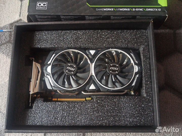 Видеокарта msi geforce gtx 1060 6gb