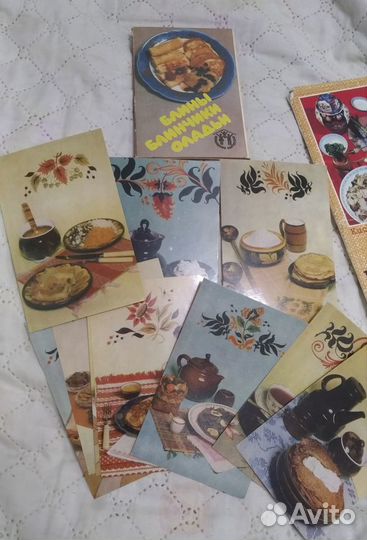 Набор открыток по кулинарии СССР