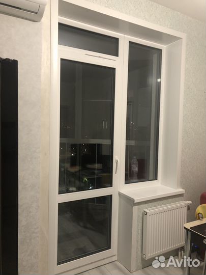 Балконный блок с дверью