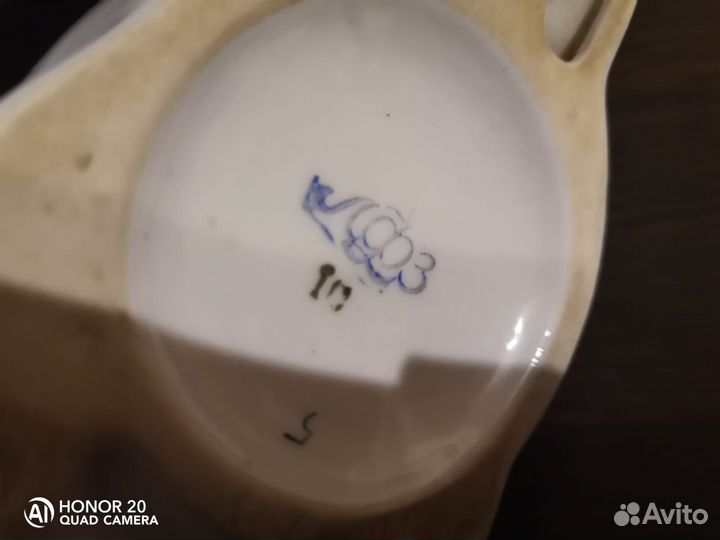 Фарфоровая статуэтка Дикообраз лфз СССР