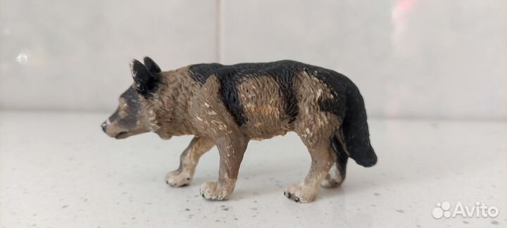 Schleich эльфийка на лошади с волком