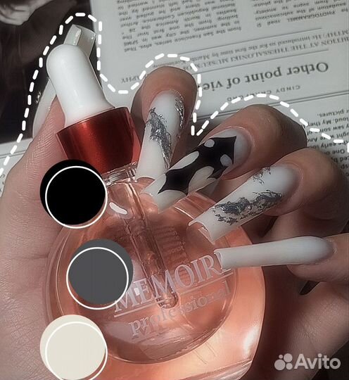 Модель на маникюр наращивание