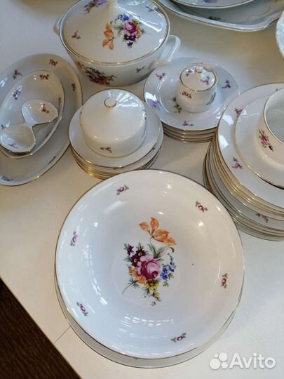 Сервиз столовый bohemia made in czechoslovakia