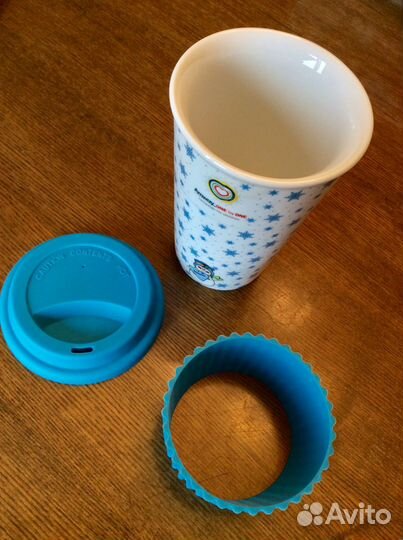 Термокружка керамическая