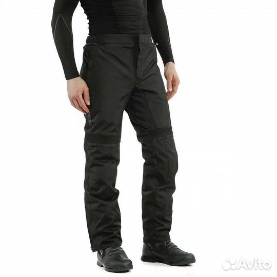 Dainese connery D-Dry Black Fabric Motorcycle мотоштаны