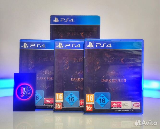 Dark souls trilogy ps4 Бу
