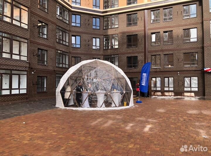 Купольный шатер для глэмпинга