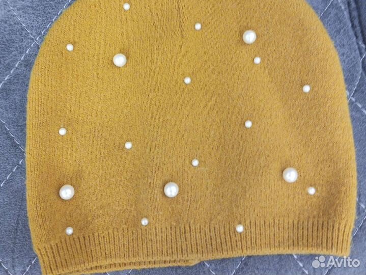 Шапочки на девочку 7-12 лет, лёгкая на весну