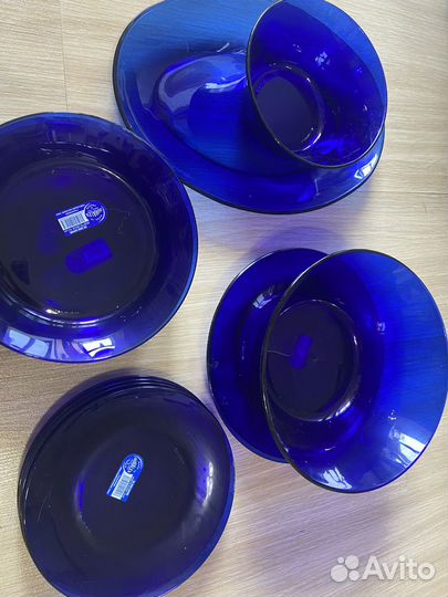 Набор тарелок стекло