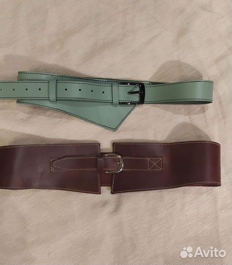 Ремень женский кожаный