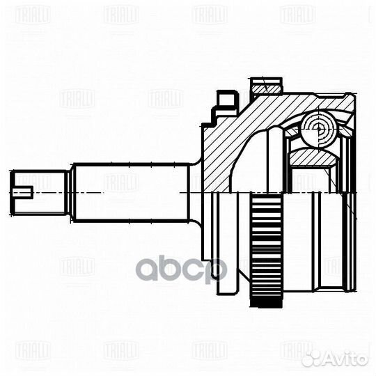 ШРУС для а/м Лада 21214 с ABS н/о (наруж.) перед