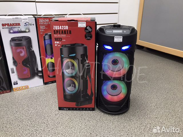 Блютуз колонка с микрофоном арт.412