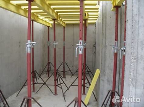 Аренда строительных лесов и стойки для опалубки